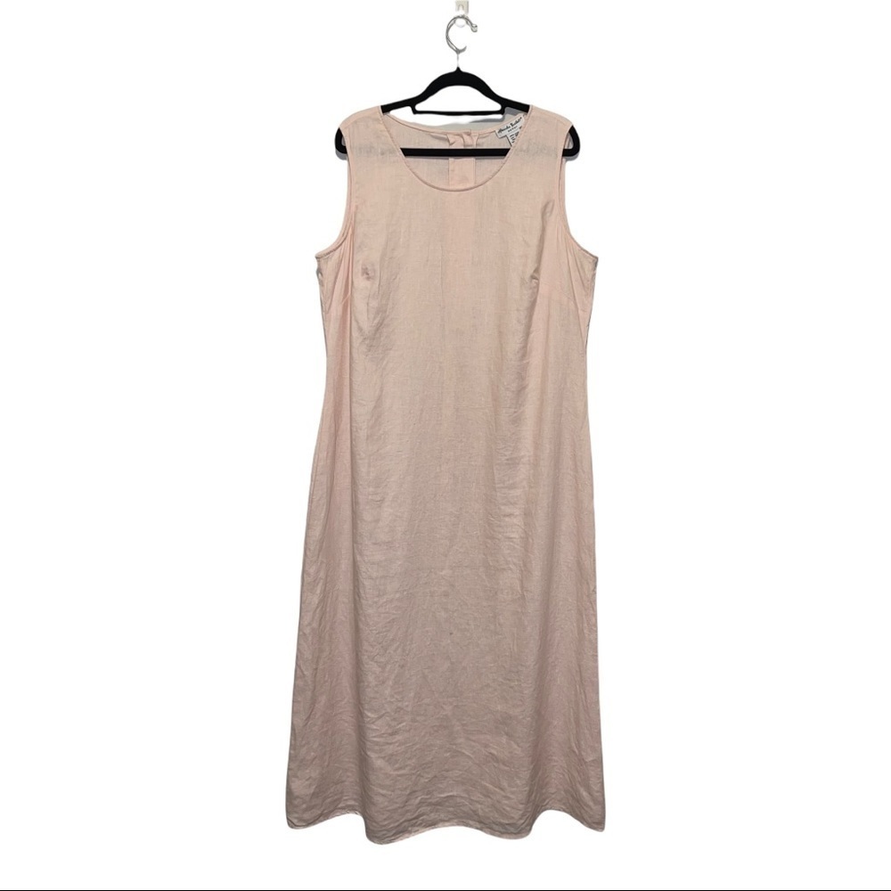 Alexandra Bartlett Woman 100% Linen Dress Size XL